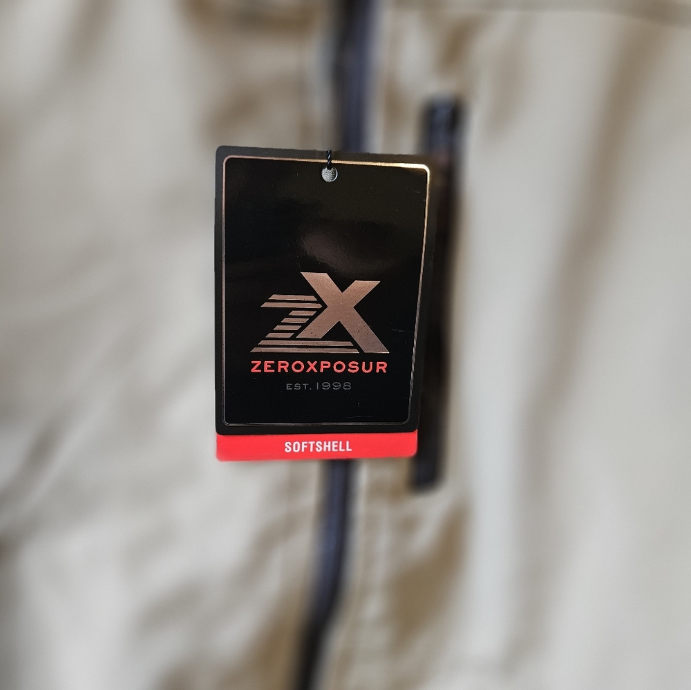 MSRP $80 NWT ZeroXposure Men's Large Rocker Soft Shell Jacket - Picture 4 of 14